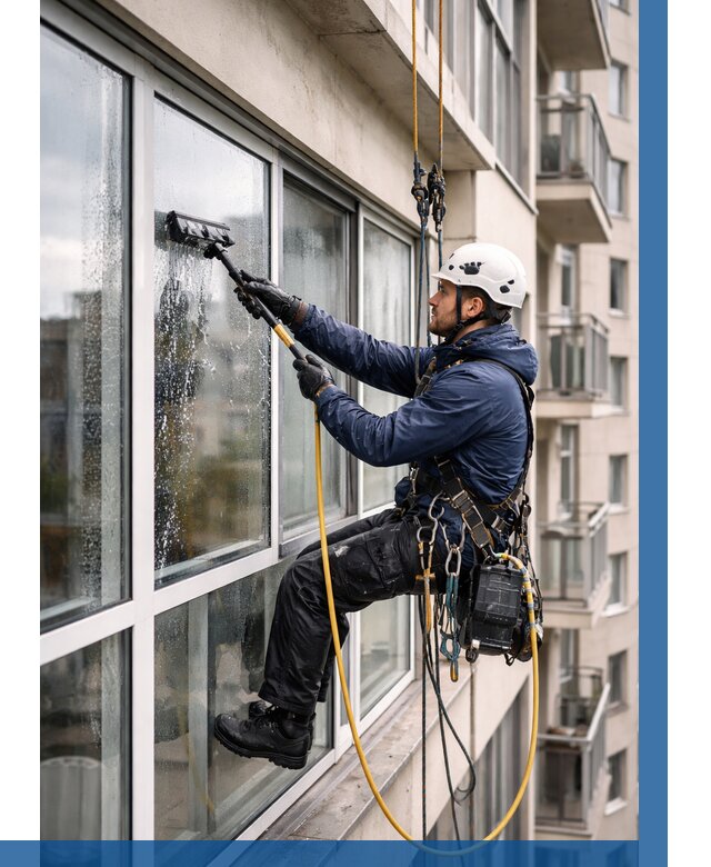 Мойка балконного остекления в Краснотурьинске от 3722 р. | ВЫСОТНИК-Кту