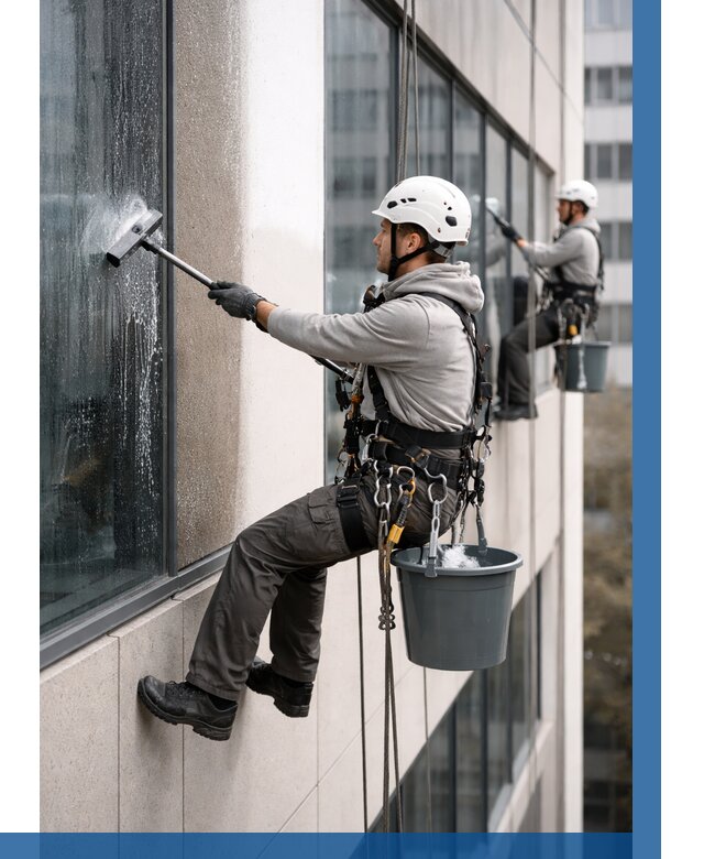 Мойка фасадов зданий в Краснотурьинске под ключ от 372 р. | ВЫСОТНИК-Кту