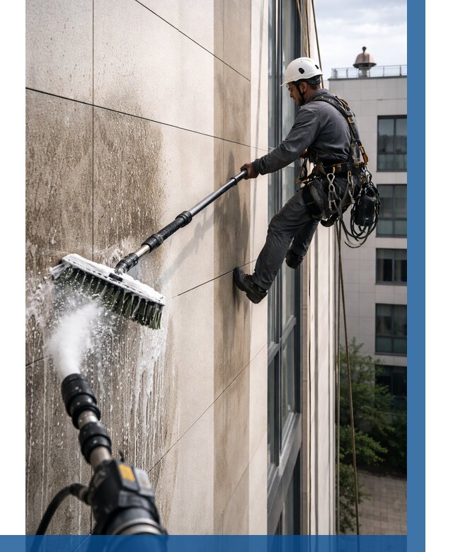 Мойка фасада из керамогранита в Краснотурьинске от 319 р. | ВЫСОТНИК-Кту