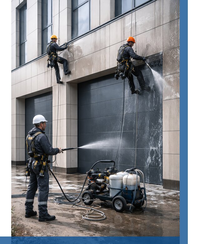 Послестроительная мойка фасада в Краснотурьинске от 319 р. | ВЫСОТНИК-Кту