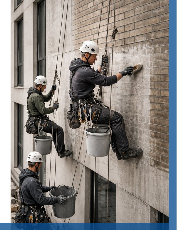 Удаление высолов с фасада в Краснотурьинске от 266 р. | ВЫСОТНИК-Кту