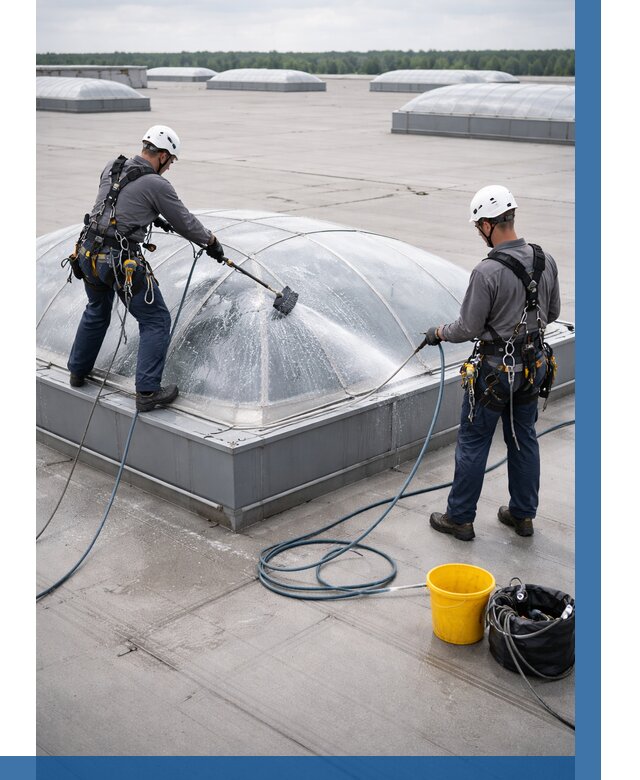 Мойка зенитных фонарей в Краснотурьинске, заказать от 4785 р. | ВЫСОТНИК-Кту