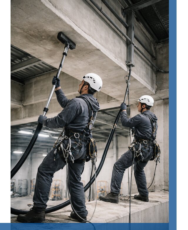 Обеспыливание потолочных конструкций в Краснотурьинске от 266 р. |ВЫСОТНИК-Кту