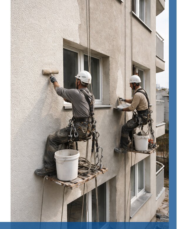 Нанесение короеда на фасад в Краснотурьинске от 478 р. | ВЫСОТНИК-Кту