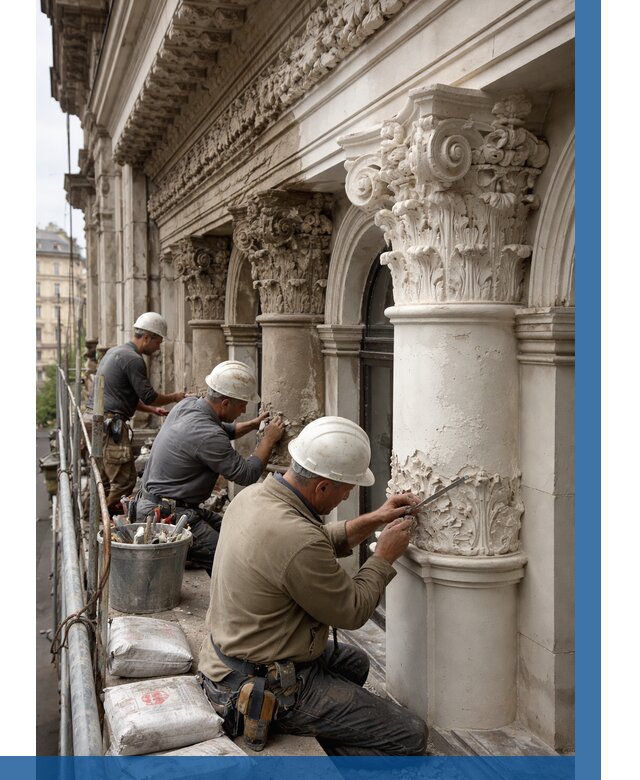 Реставрация фасадной лепнины в Краснотурьинске от 2658 р. | ВЫСОТНИК-Кту