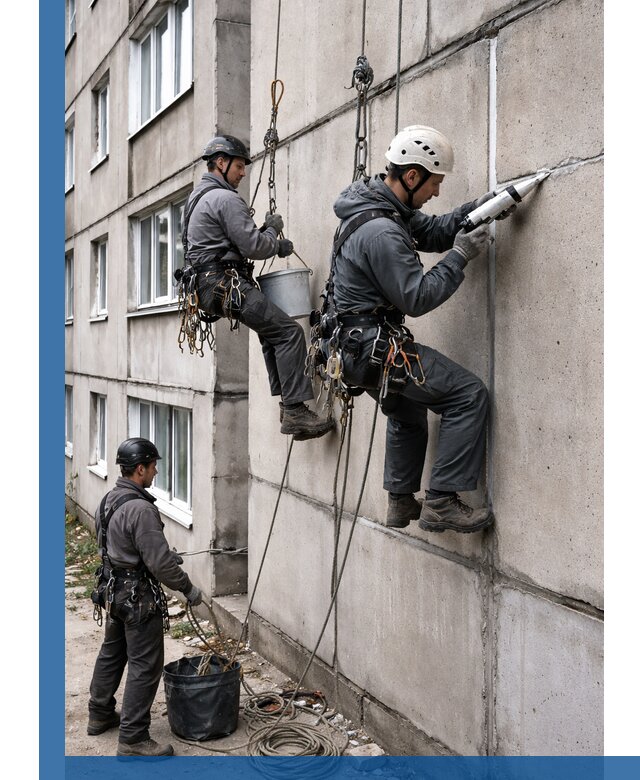 Герметизация межпанельных швов в Краснотурьинске с гарантией герметичности