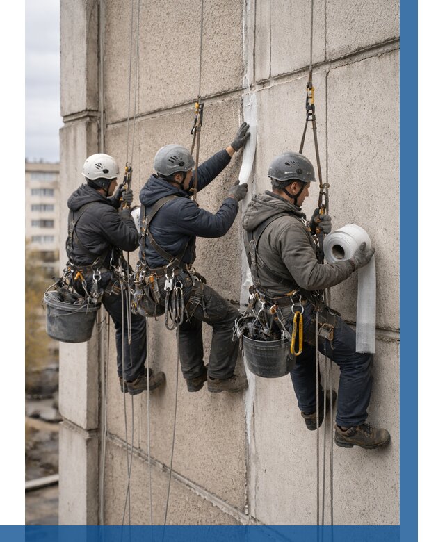 Ремонт межпанельных швов в Краснотурьинске от 797 р. | ВЫСОТНИК-Кту