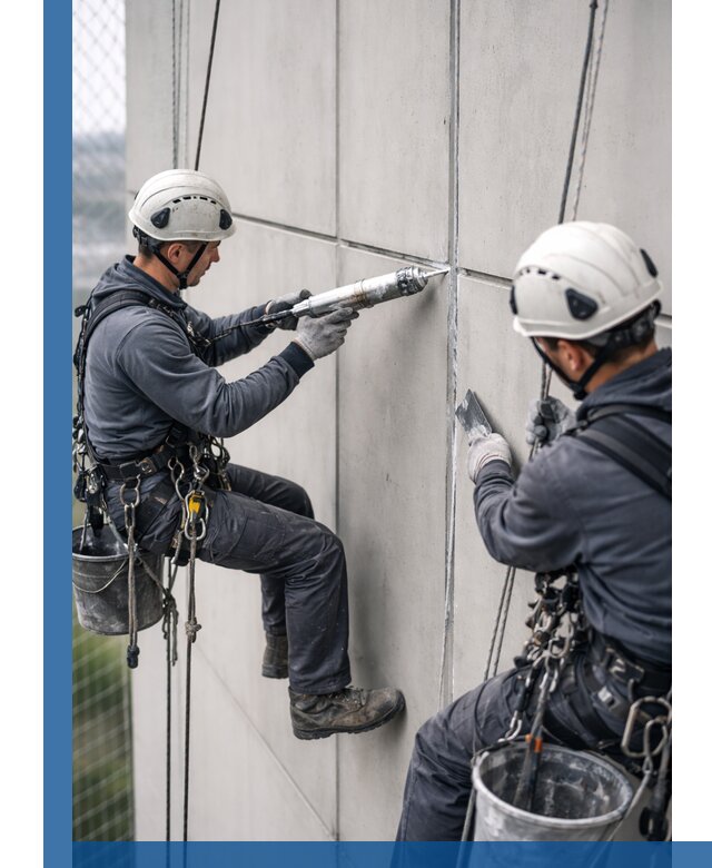 Первичная герметизация швов фасадов и кровель в Краснотурьинске