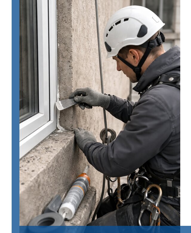 Герметизация монтажных швов окон в Краснотурьинске с гарантией качества