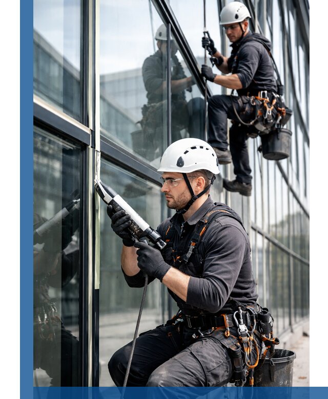 Герметизация витражных швов в Краснотурьинске для зданий и фасадов