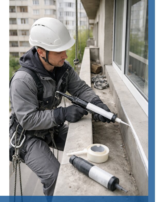 Герметизация швов лоджии в Краснотурьинске от 4785 р. | ВЫСОТНИК-Кту