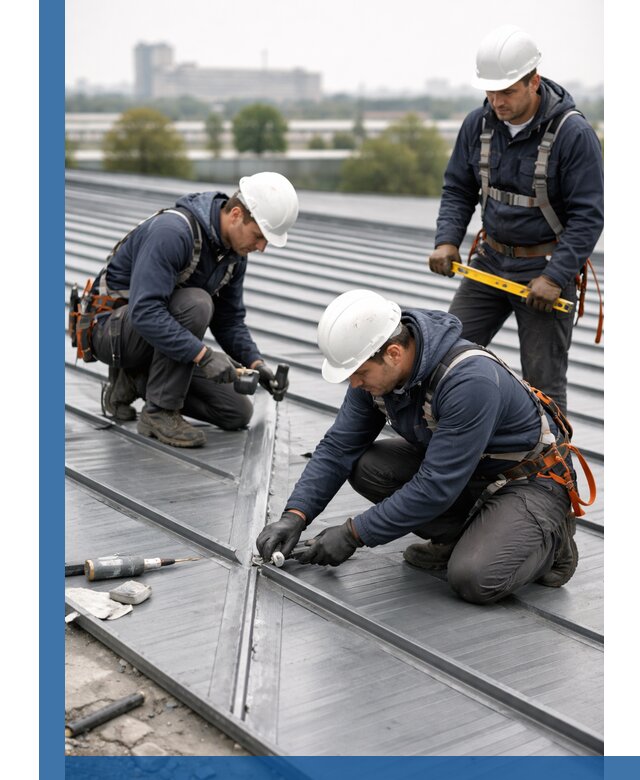 Ремонт фальцевой кровли в Краснотурьинске срочно и качественно