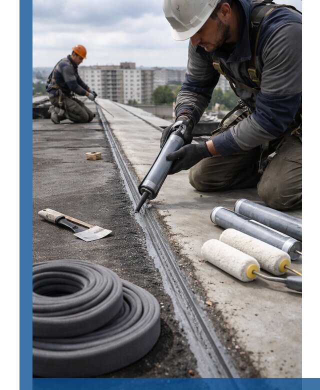 Герметизация швов кровли в Краснотурьинске с гарантией герметичности