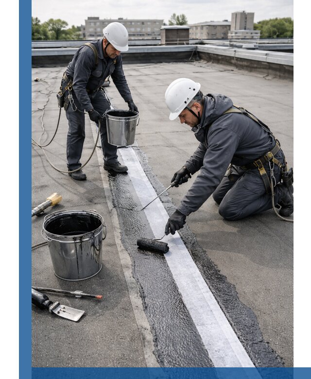 Гидроизоляция кровли мастикой в Краснотурьинске надежная защита