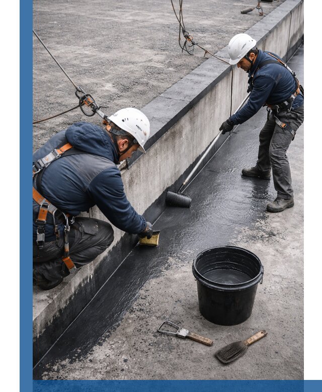 Гидроизоляция кровли жидкой резиной профессионально в Краснотурьинске