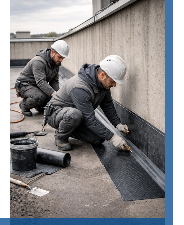 Гидроизоляция примыканий на кровле в Краснотурьинске от 957 р. | ВЫСОТНИК-Кту