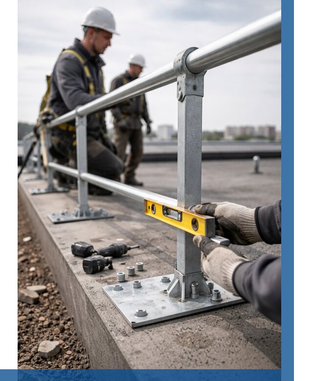 Монтаж кровельного ограждения в Краснотурьинске от 1276 р. | ВЫСОТНИК-Кту