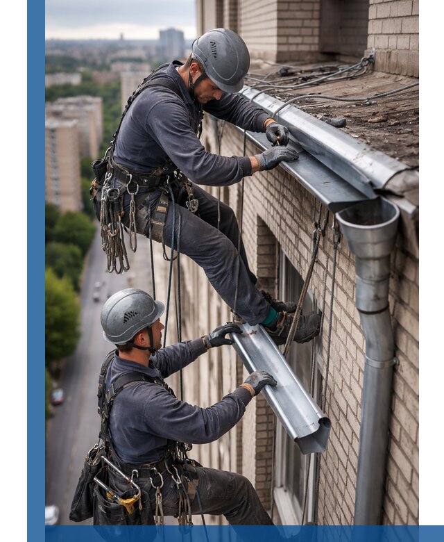 Ремонт водосточных желобов в Краснотурьинске, быстро и качественно