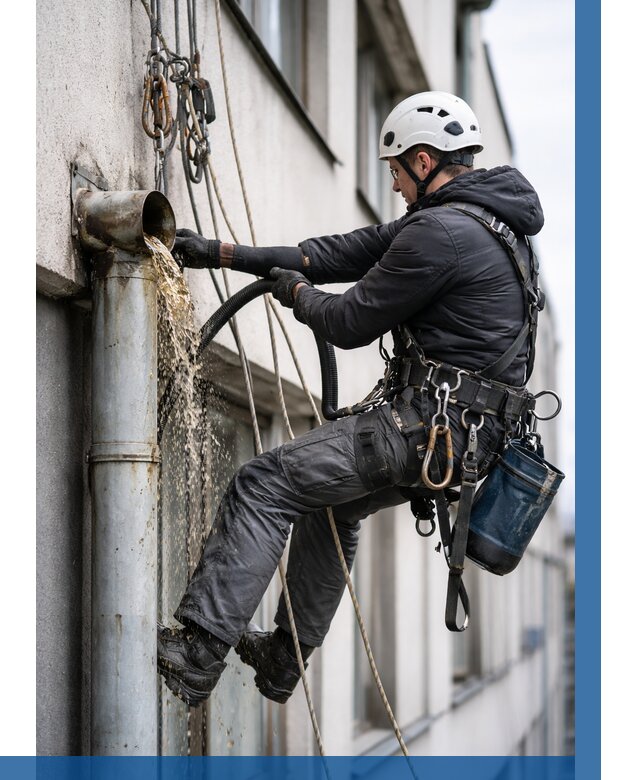 Прочистка водосточных труб в Краснотурьинске от 3722 р. | ВЫСОТНИК-Кту