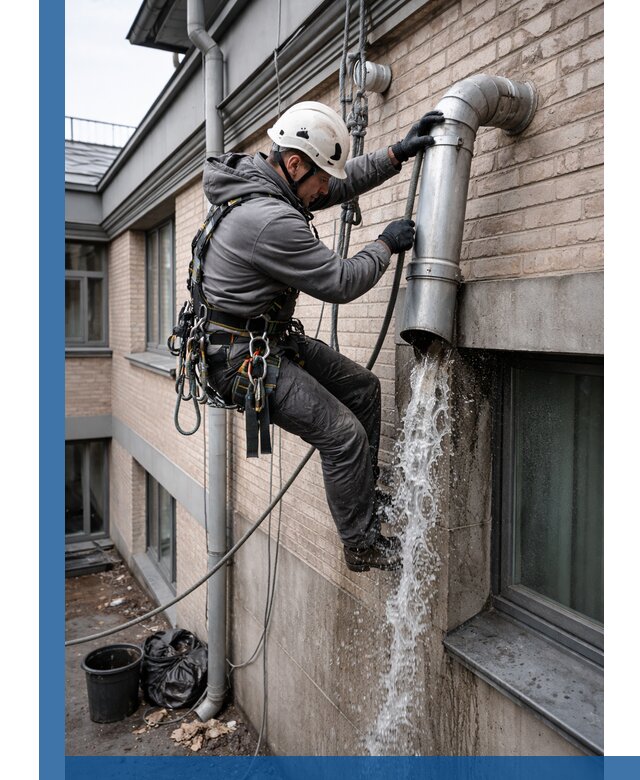 Профессиональная прочистка водосточных труб в Краснотурьинске с гарантией