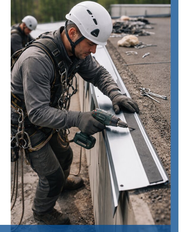 Монтаж капельника на кровле в Краснотурьинске от 319 р. | ВЫСОТНИК-Кту