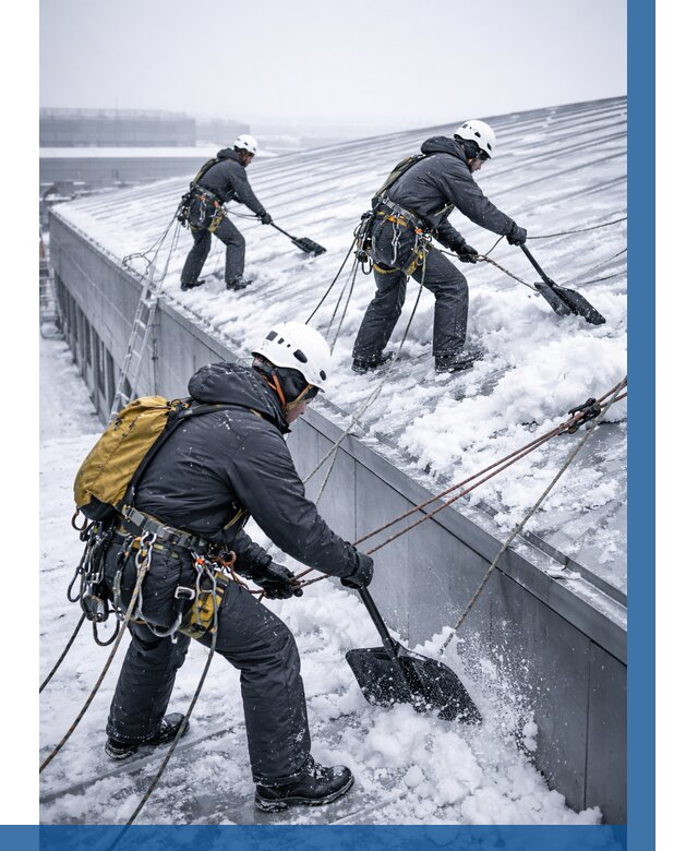 Очистка навесов от снега в Краснотурьинске от 4785 р. | ВЫСОТНИК-Кту