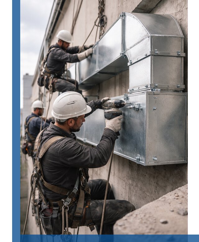 Профессиональный монтаж вентиляционных коробов в Краснотурьинске под ключ