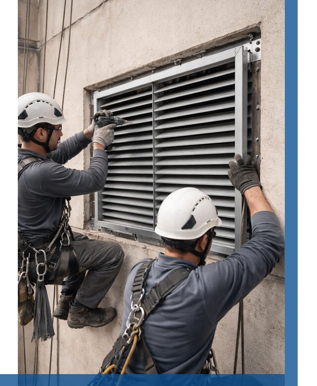 Монтаж вентиляционных решеток в Краснотурьинске от 4785 р. | ВЫСОТНИК-Кту