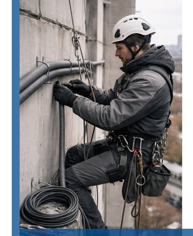 Профессиональный монтаж гофры для кабеля в Краснотурьинске с гарантией