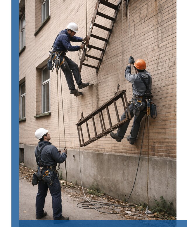 Демонтаж пожарной лестницы в Краснотурьинске быстро и безопасно