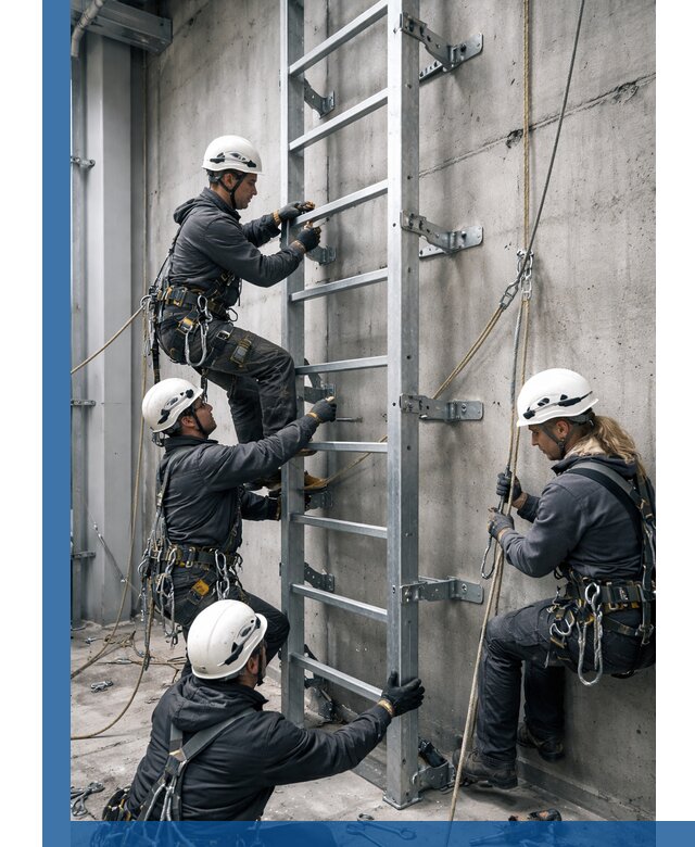 Монтаж металлических лестниц в Краснотурьинске под ключ со гарантией