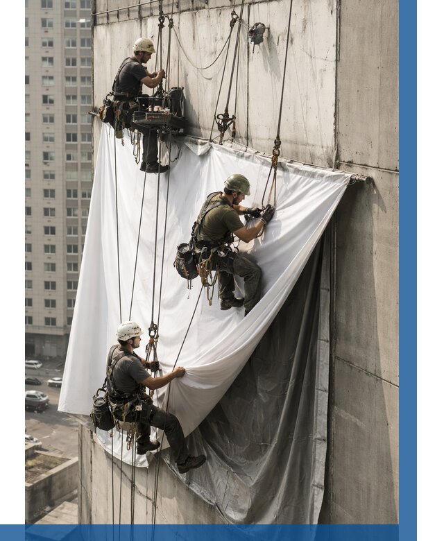 Замена баннерного полотна в Краснотурьинске от 6911 р. | ВЫСОТНИК-Кту—заказать