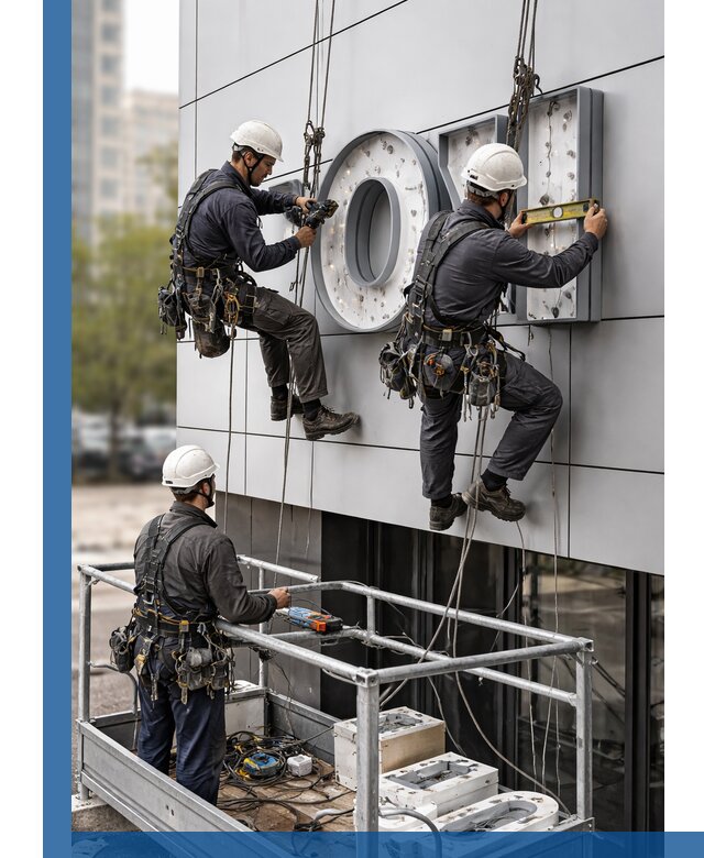 Профессиональный монтаж световых букв в Краснотурьинске под ключ