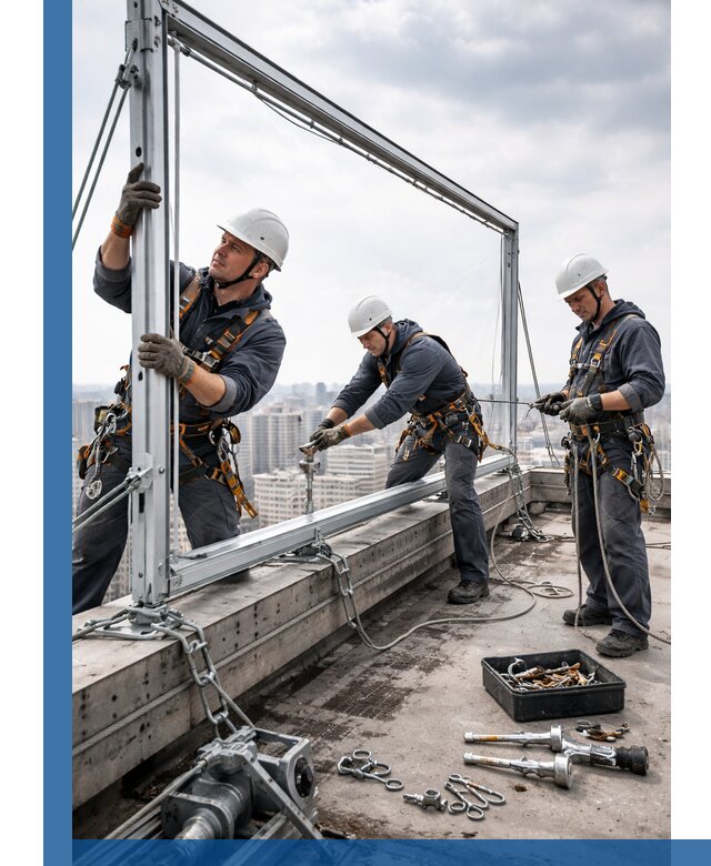 Монтаж крышных рекламных конструкций под ключ в Краснотурьинске