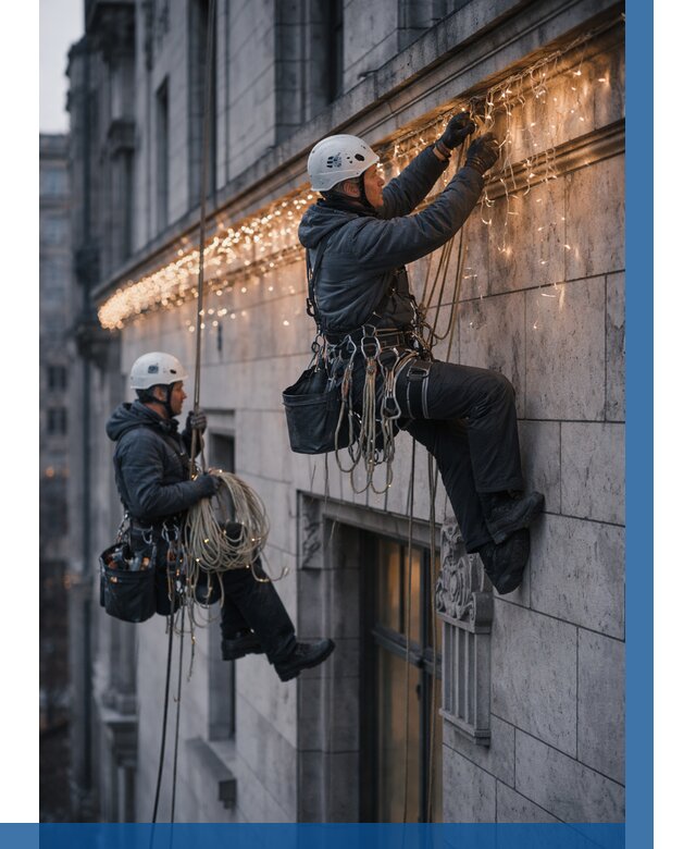 Монтаж новогодней иллюминации в Краснотурьинске от 9038 р. | ВЫСОТНИК-Кту