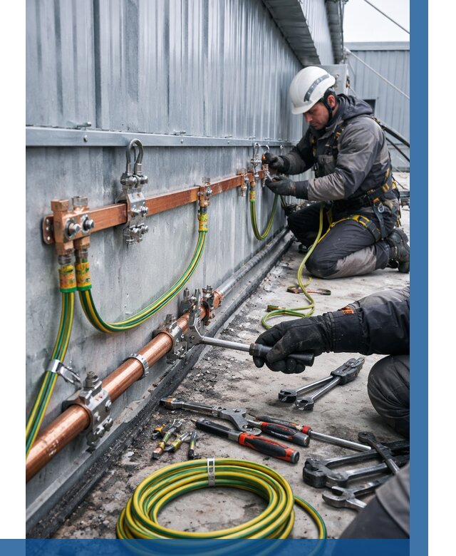 Монтаж заземления здания в Краснотурьинске от 26583 р. | ВЫСОТНИК-Кту