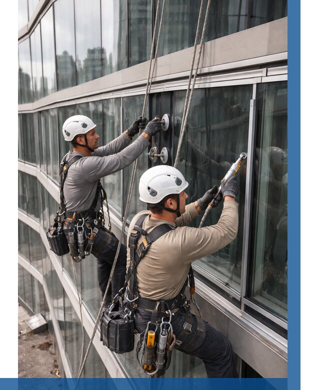 Радиусное остекление фасада в Краснотурьинске от 12760 р. | ВЫСОТНИК-Кту