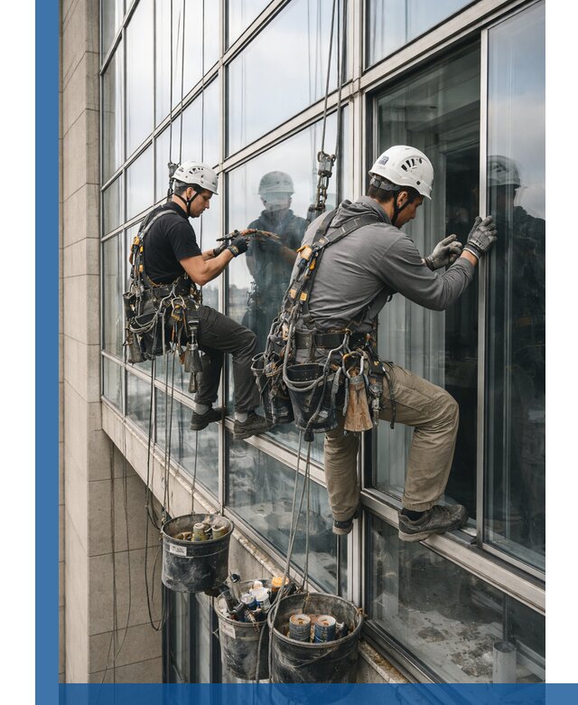 Ремонт витражных конструкций и фасадного остекления в Краснотурьинске