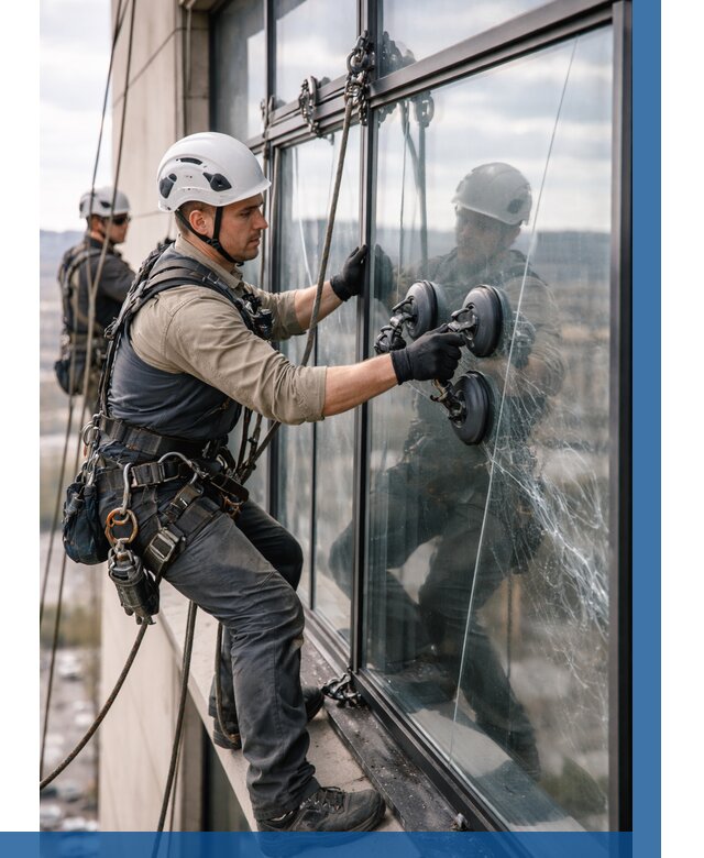 Замена стекла в витраже в Краснотурьинске под ключ от 9038 р. | ВЫСОТНИК-Кту