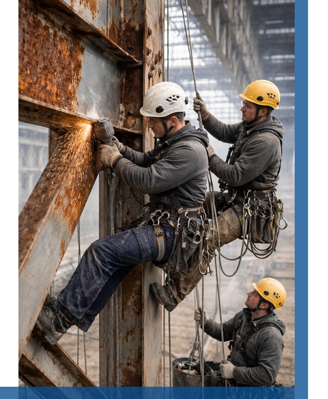 Зачистка металла от ржавчины в Краснотурьинске от 372 р. | ВЫСОТНИК-Кту