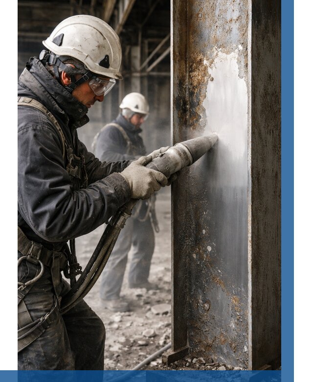 Удаление старой краски с металла в Краснотурьинске от 478 р. | ВЫСОТНИК-Кту