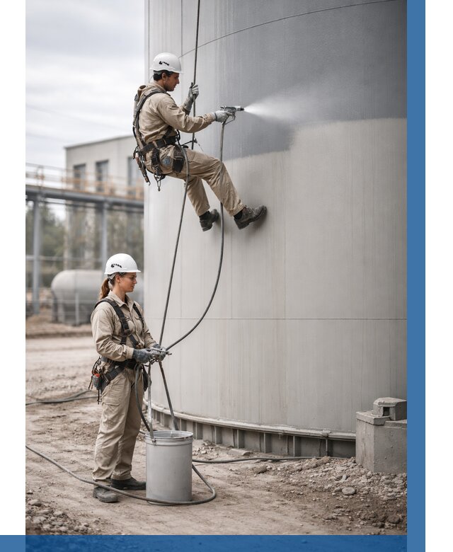 Покраска резервуаров в Краснотурьинске от 1276 р. | ВЫСОТНИК-Кту — заказать