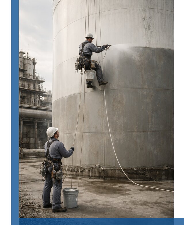 Покраска стальных резервуаров и емкостей в Краснотурьинске профессионально