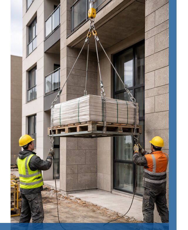 Подъем керамогранита на этаж в Краснотурьинске от 3722 р. | ВЫСОТНИК-Кту