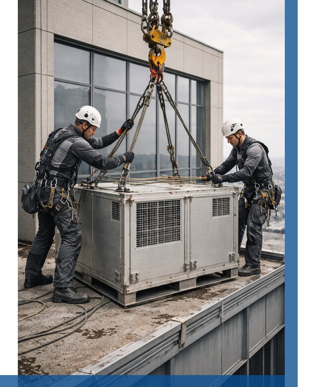 Такелажные работы на высоте в Краснотурьинске от 8506 р. | ВЫСОТНИК-Кту