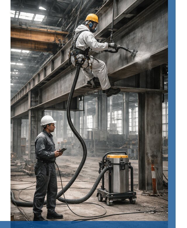 Обеспыливание конструкций в цехе в Краснотурьинске от 4466 р. | ВЫСОТНИК-Кту