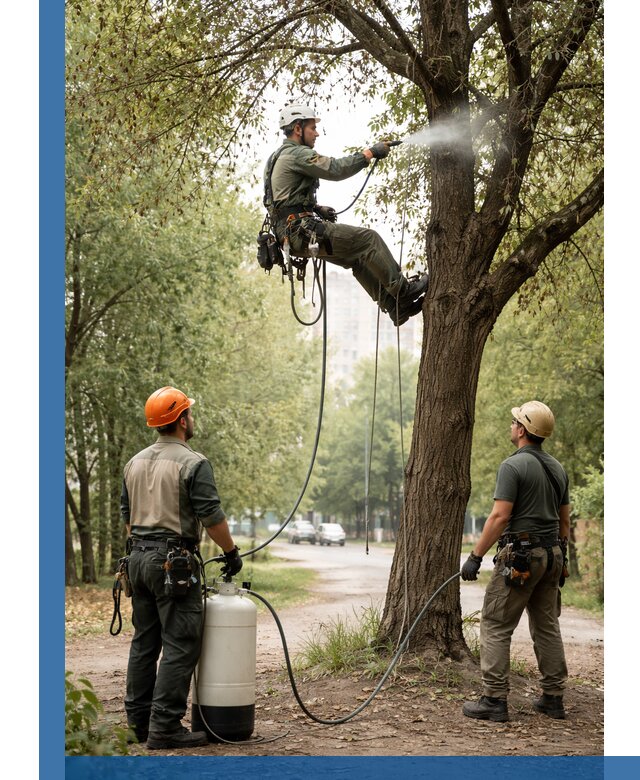 Обработка деревьев от вредителей в Краснотурьинске профессиональная защита