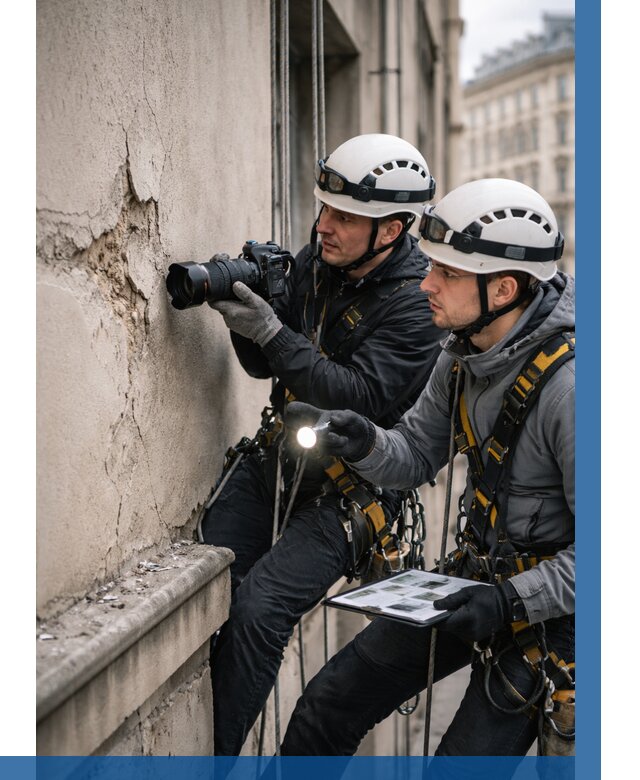 Фотофиксация дефектов фасада в Краснотурьинске от 4785 р. | ВЫСОТНИК-Кту