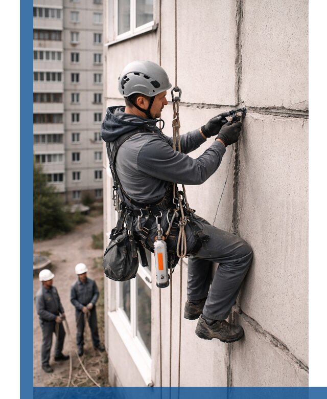 Обследование межпанельных швов и герметизация в Краснотурьинске