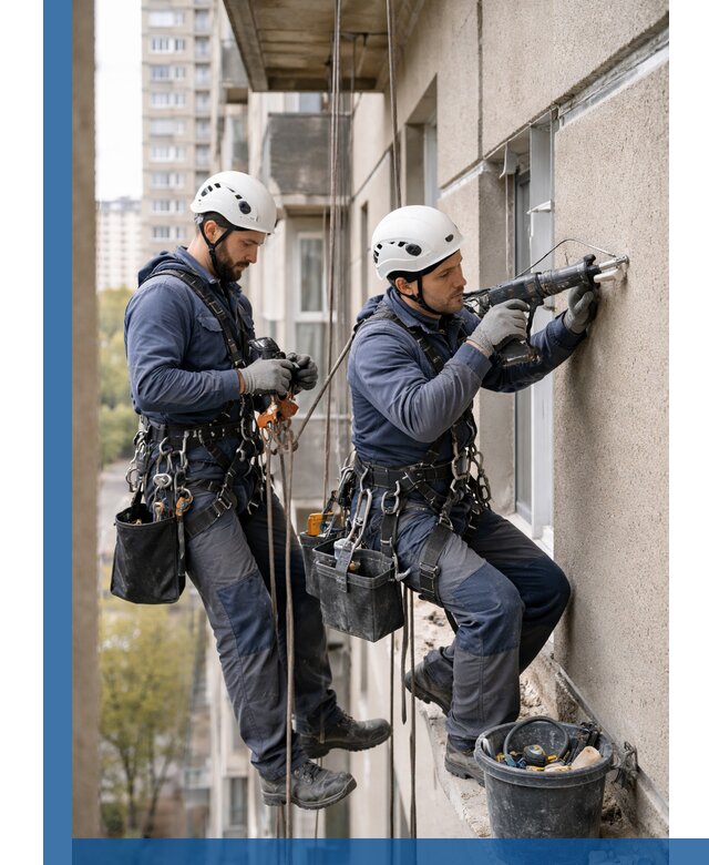 Промышленные альпинисты высотные работы и монтаж в Краснотурьинске